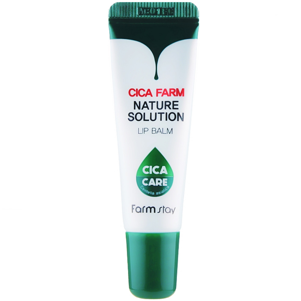 Бальзам для губ з центелою азіатською Farmstay Cica Farm Nature Solution Lip Balm 10 г