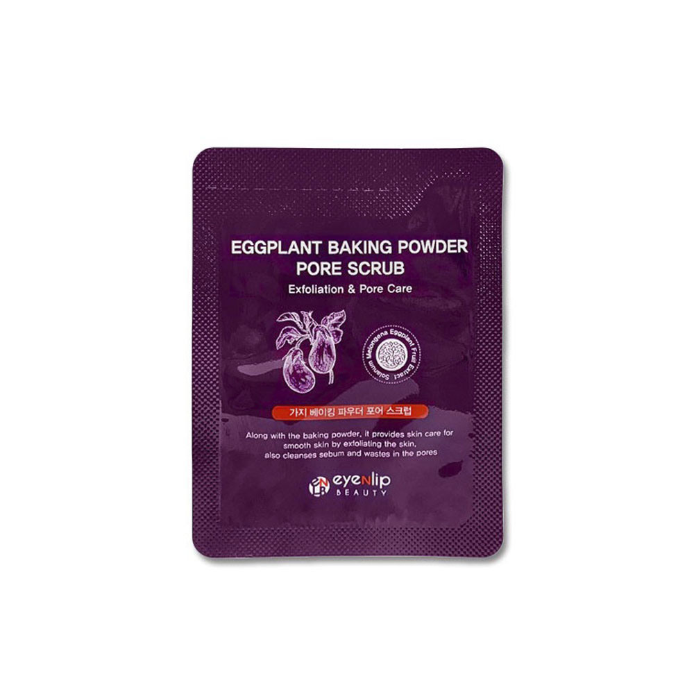 Скраб для лица с экстрактом баклажана Eyenlip Eggplant Baking Powder Pore Scrub 3 г