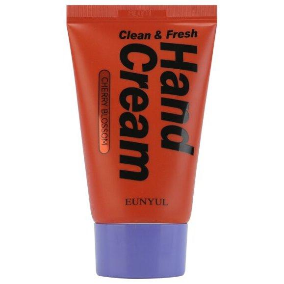 Освежающий крем для рук с экстрактом вишни Eunyul Clean & Fresh Cherry Blossom Cream 50 г (8809435405600)