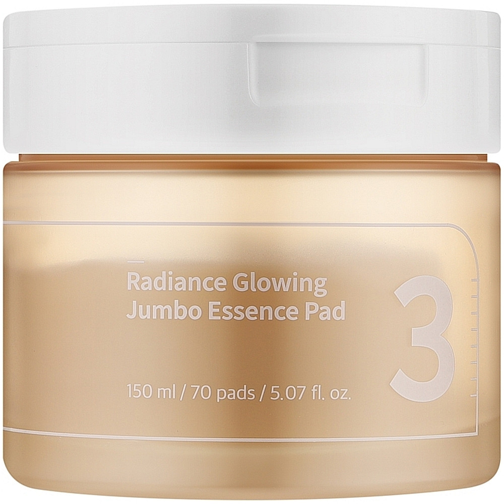 Пэды Numbuzin No.3 Radiance Glowing Jumbo Essence Pad 150 мл * 70 шт (8809652580982)