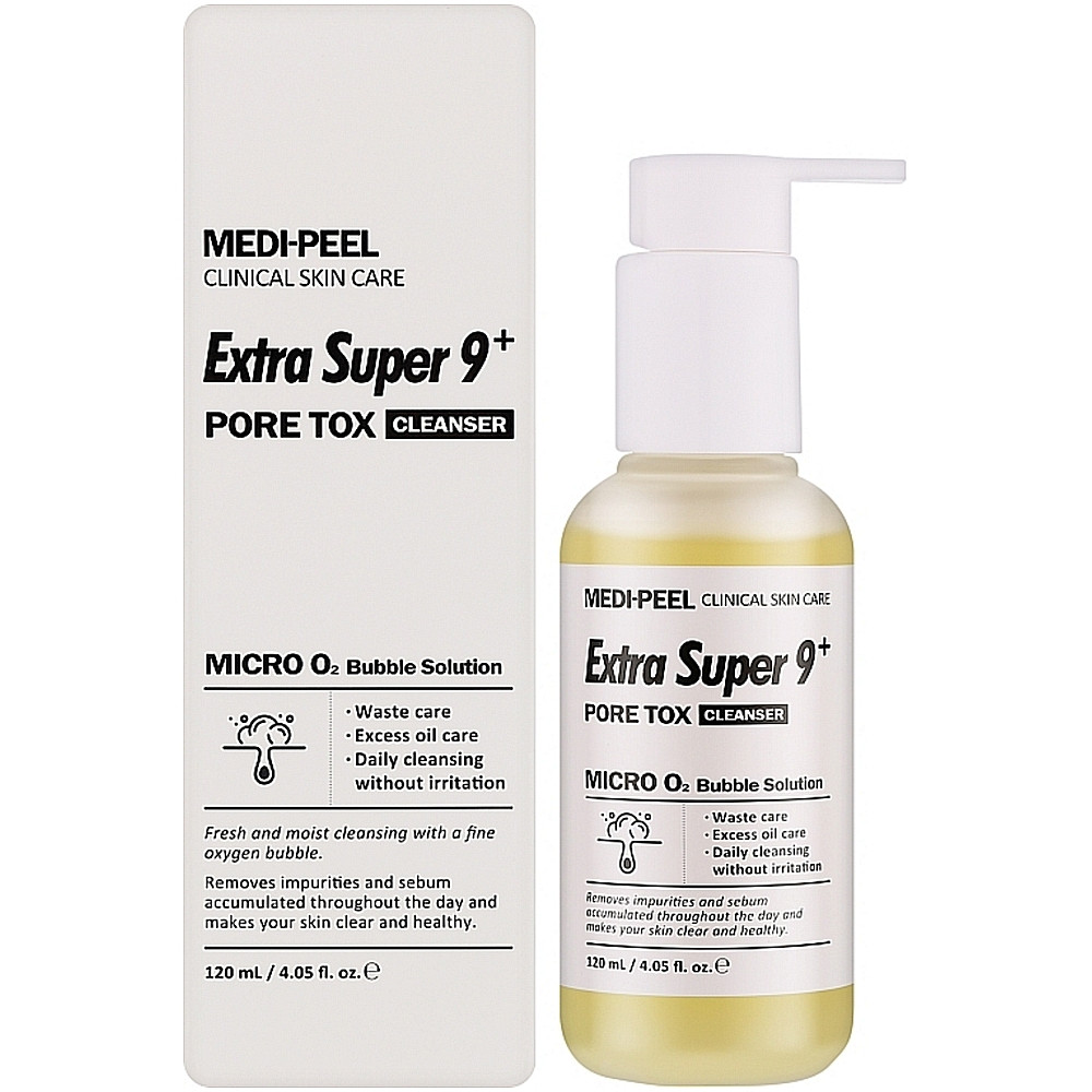Кислотний засіб для глибокого очищення пор Medi-Peel Extra Super 9 Plus Pore Tox Cleanser 120 мл (8809941820607)