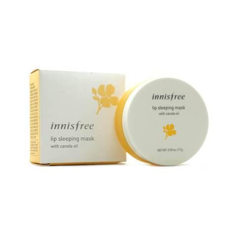 Нічна зволожуюча маска для губ з олією каноли Innisfree Lip Sleeping Mask With Canola Oil 17 мл