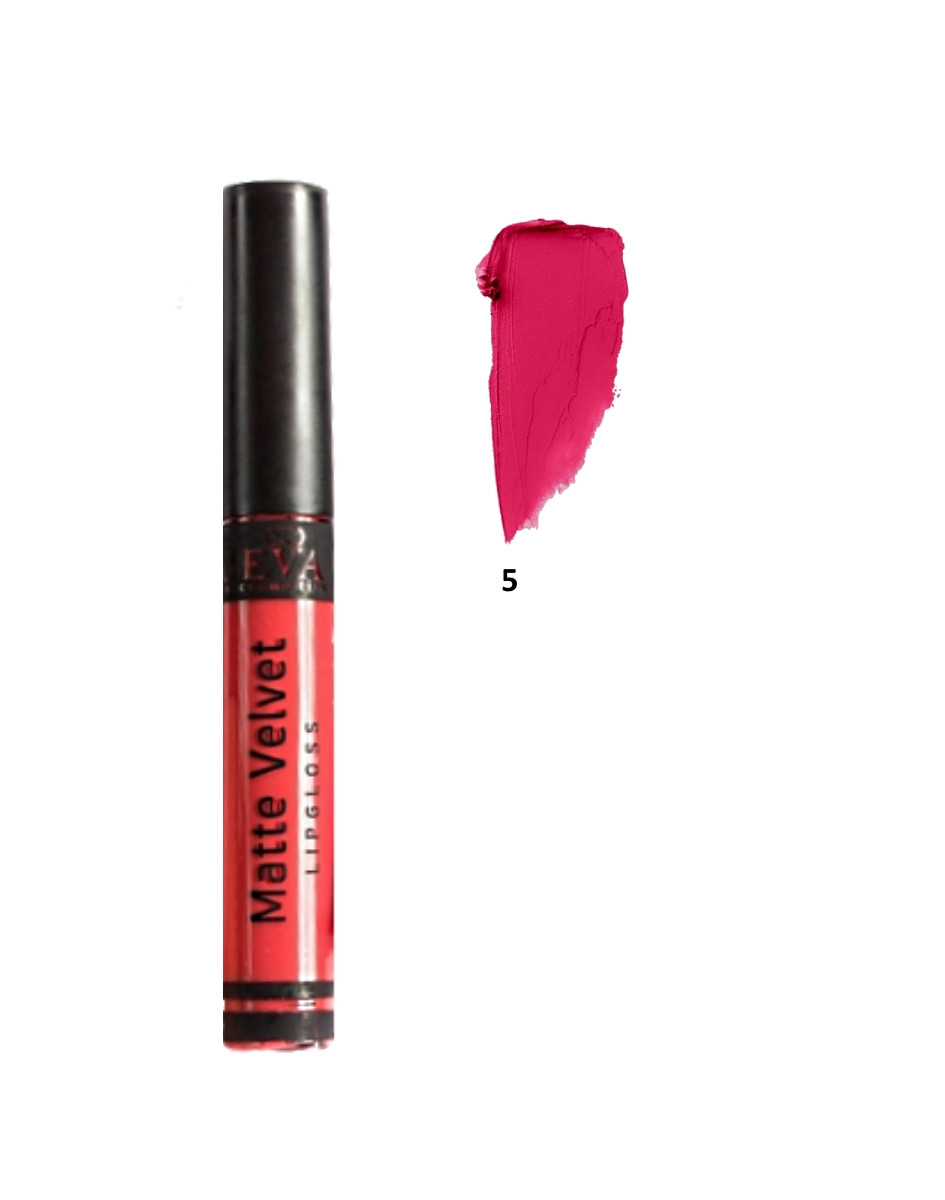 Матовий блиск для губ Eva Cosmetics "Matte Velvet" Відтінок №5