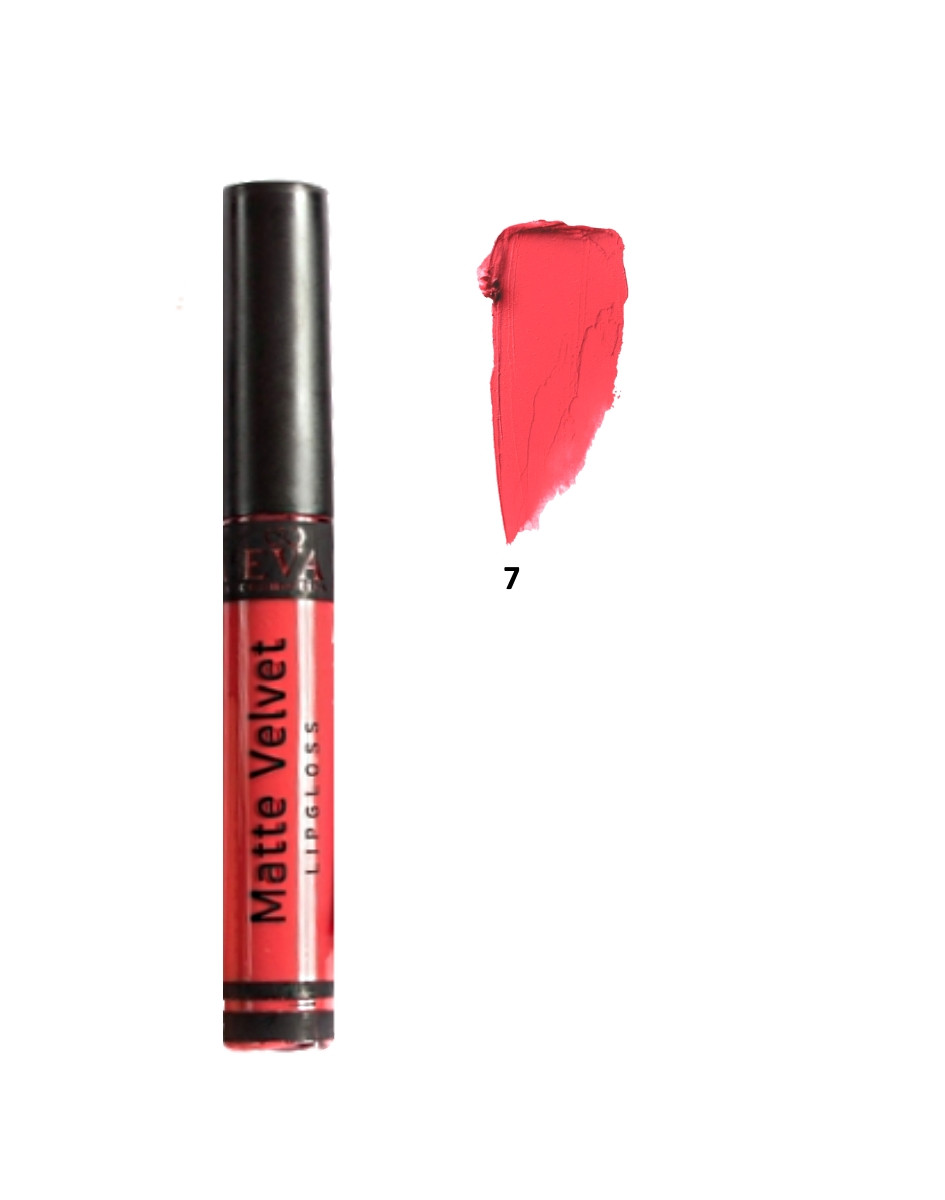 Матовий блиск для губ Eva Cosmetics "Matte Velvet" Відтінок №7