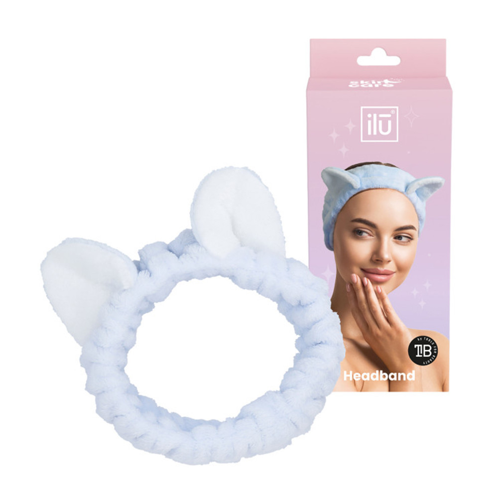 Повязка на голову, голубая Ilu Headband Blue 1шт (5903018920672)