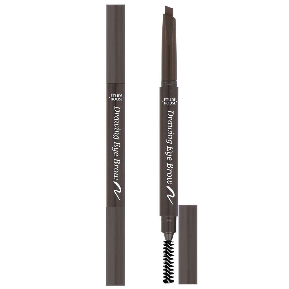 Олівець для брів з щіточкою Etude House Drawing Eye Brow # 4 Dark Gray 0.25 г (8806199416217)