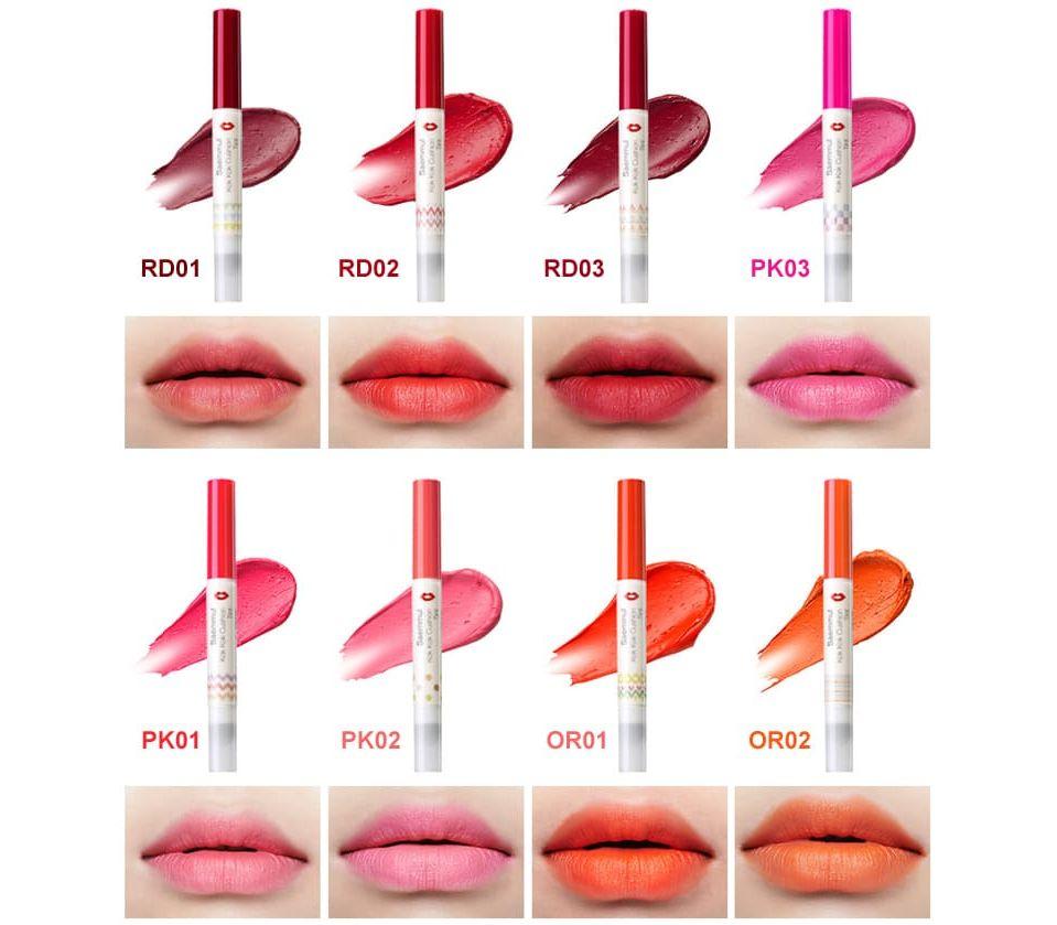 Тінт-кушон для губ The Saem Saemmul Kok Kok Cushion Tint - OR01 Happy Orange 1,1 г (8806164123850)