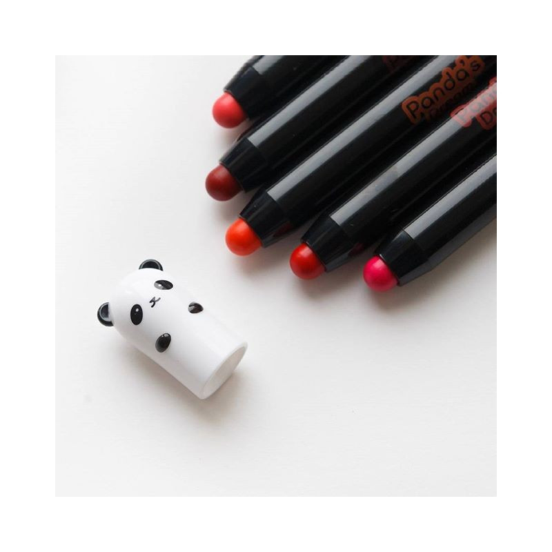 Стойкая помада-карандаш Tony Moly Panda's Dream Glossy Lip Crayon - 01 Hey Orange 1,5 г (8806359560591) 04 Red