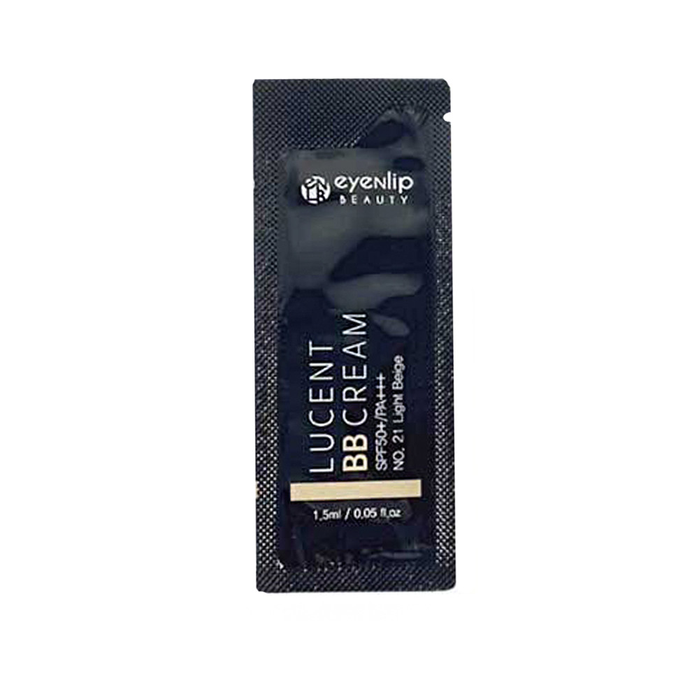 Увлажняющий бб крем для лица Eyenlip Lucent BB Cream №21 Light Beige (пробник) 1,5 мл