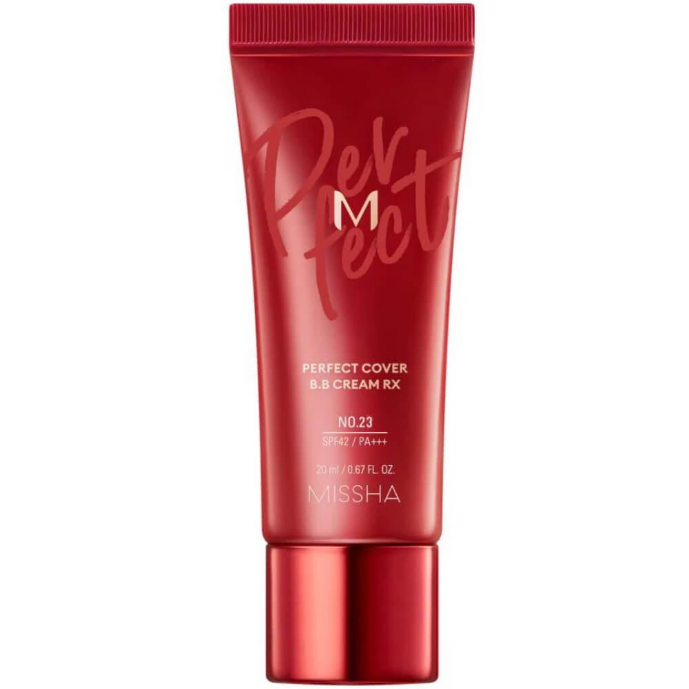 Зволожуючий BB крем з гіалуроновою кислотою Missha Perfect Cover BB Cream RX SPF42 PA++++ № 23, 20 мл