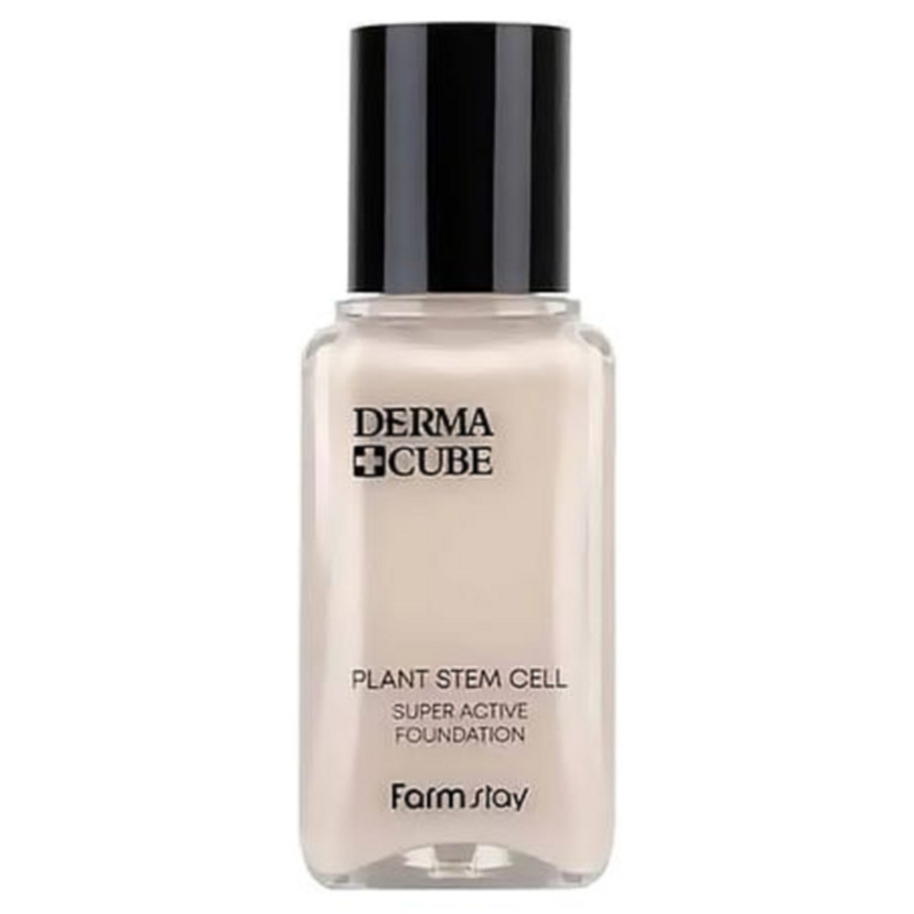 Тональна основа зі стовбуровими клітинами Farmstay Derma Cube Plant Stem Cell Super Active Foundation 50 мл (8800000004191)