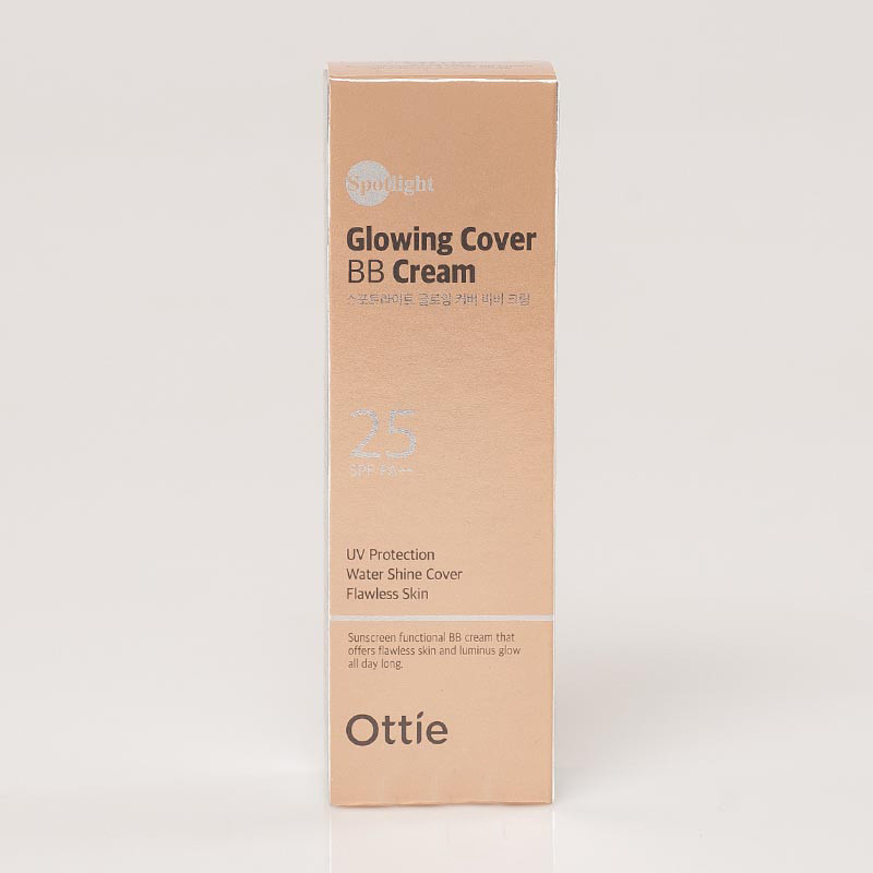 Легкий увлажняющий BB-крем с солнцезащитным фактором Ottie Spotlight Glowing Cover BB Cream Spf 25 PA++ 40 мл
