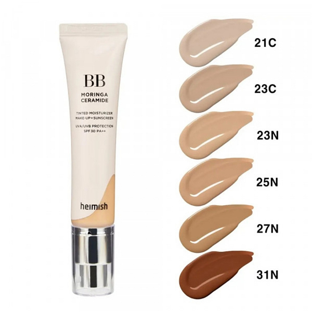 ВВ-крем з керамідами Heimish Moringa Ceramide BB Cream Spf 30 Pa++ 23N Light Medium 30 мл (8809481761903)