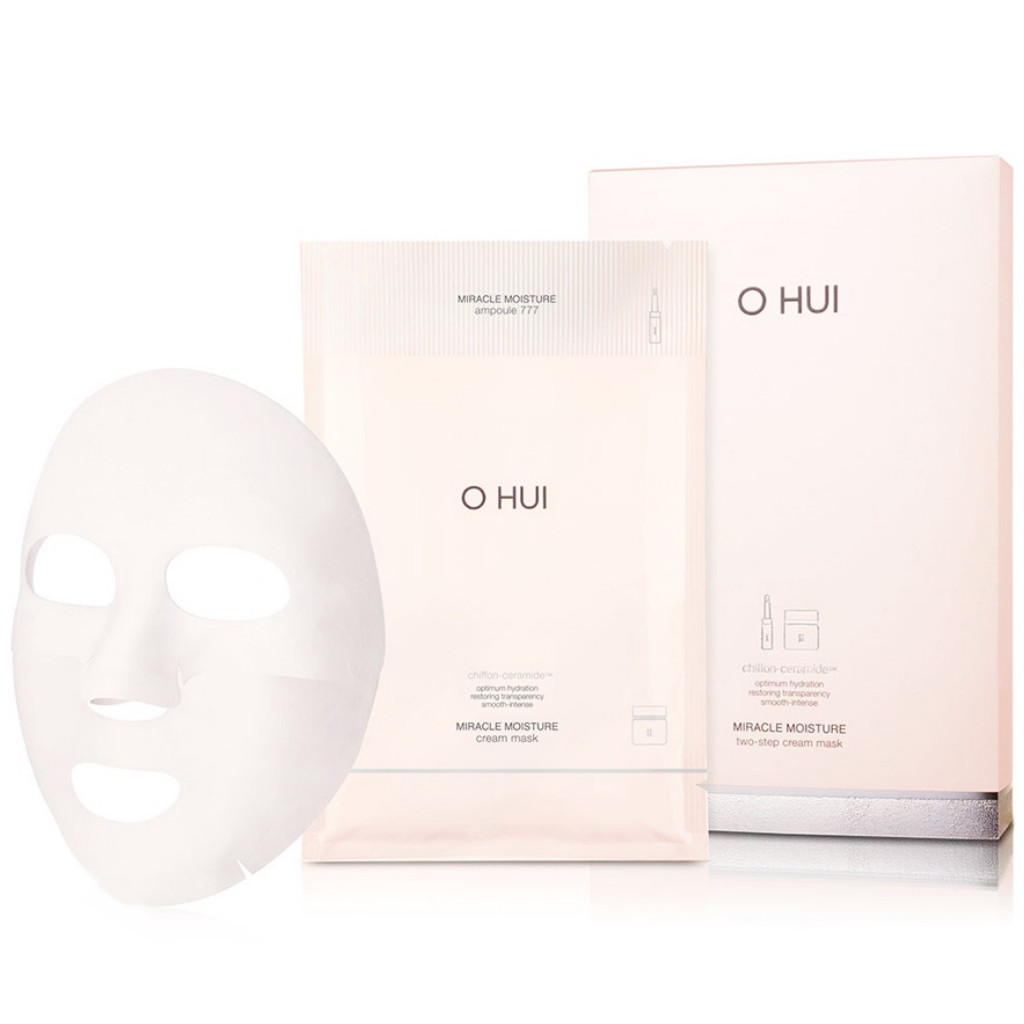 Ампула и тканевая маска O Hui Miracle Moisture Ampoule & Сream Mask 2 мл+20 г