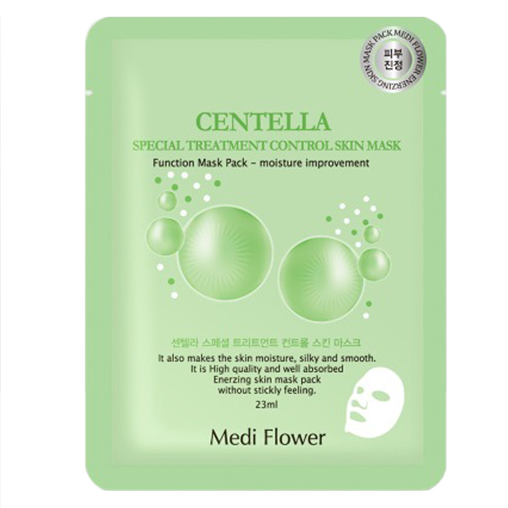 Тканинна маска з екстрактом центели Medi Flower Centella Special Treatment Control Skin Mask 23 мл
