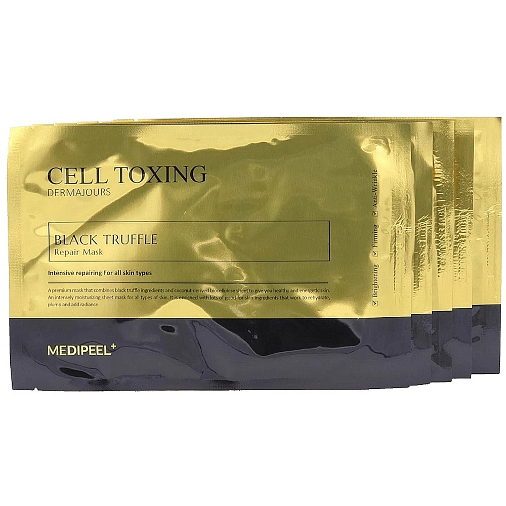 Восстанавливающая маска Medi-Peel Cell Toxing Black Caviar Dermajours Repair Mask 30 мл (8809941823646)