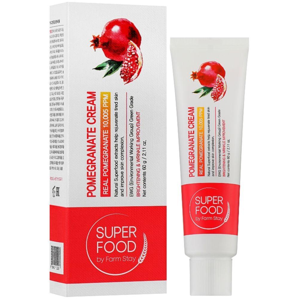 Крем для обличчя з гранатом Farmstay SuperFood Pomegranate Cream 60 г