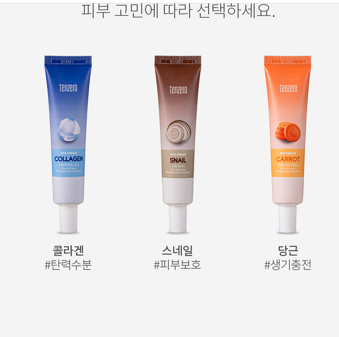 Крем для глаз с муцином улитка TENZERO Wrinkle Collagen Eye Cream, 40 мл