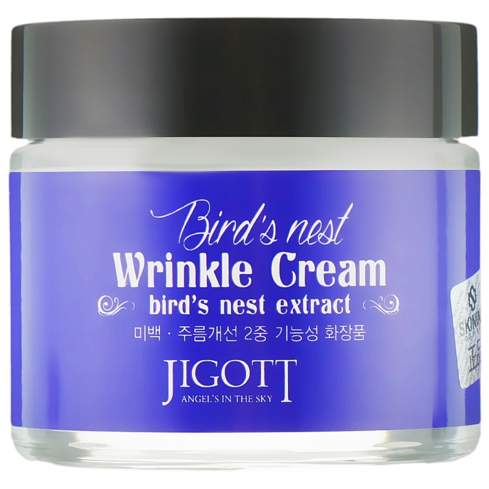 Антивіковий крем для обличчя з екстрактом ластівчиного гнізда Jigott Bird's Nest Wrinkle Cream 70 мл