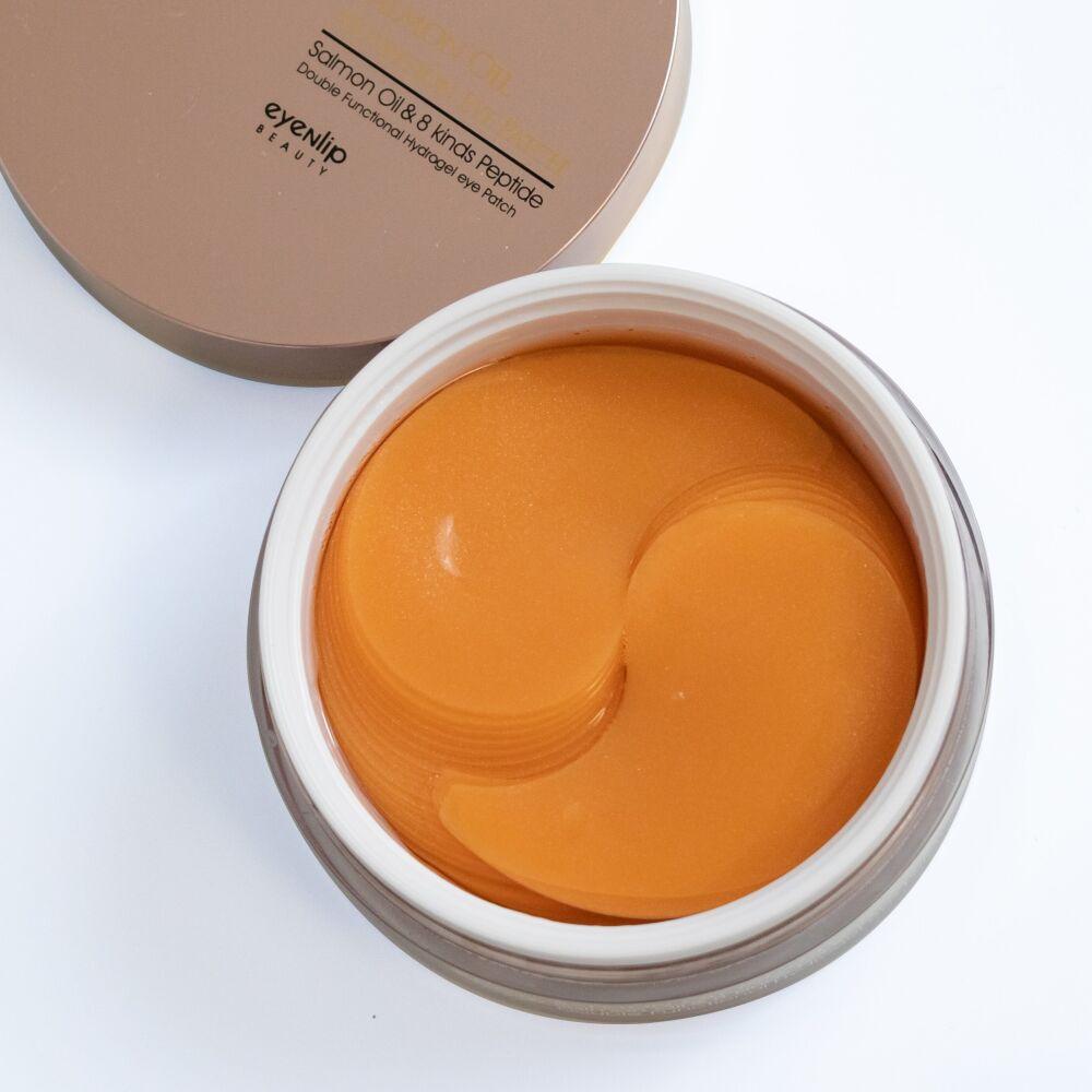 Гідрогелеві патчі під очі з пептидами і лососевою олією Eyenlip Salmon Oil Nutrition Eye Patch 60 шт