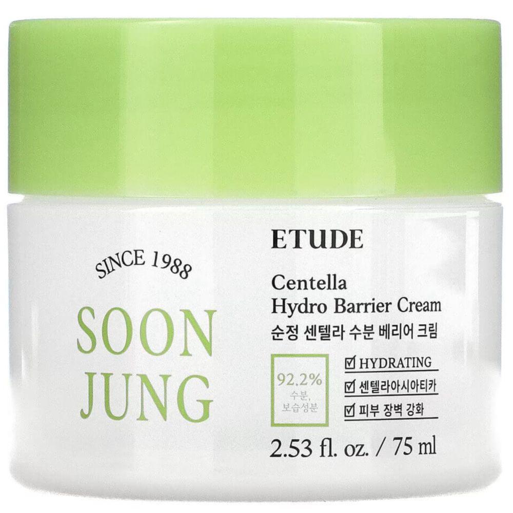 Крем для обличчя з цинтеллою Etude House Soonjung Centella Hydro Barrier Cream, 75 мл