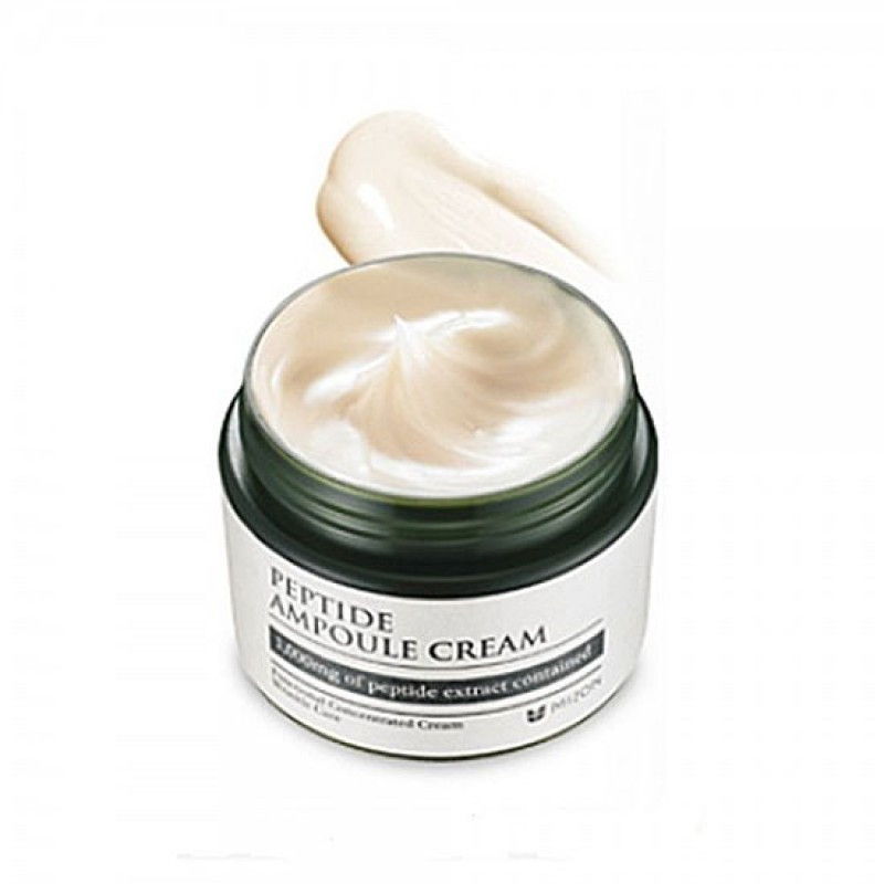 Крем для обличчя з рослинними пептидами Mizon Peptide Ampoule Cream 50 мл (8809587520633)