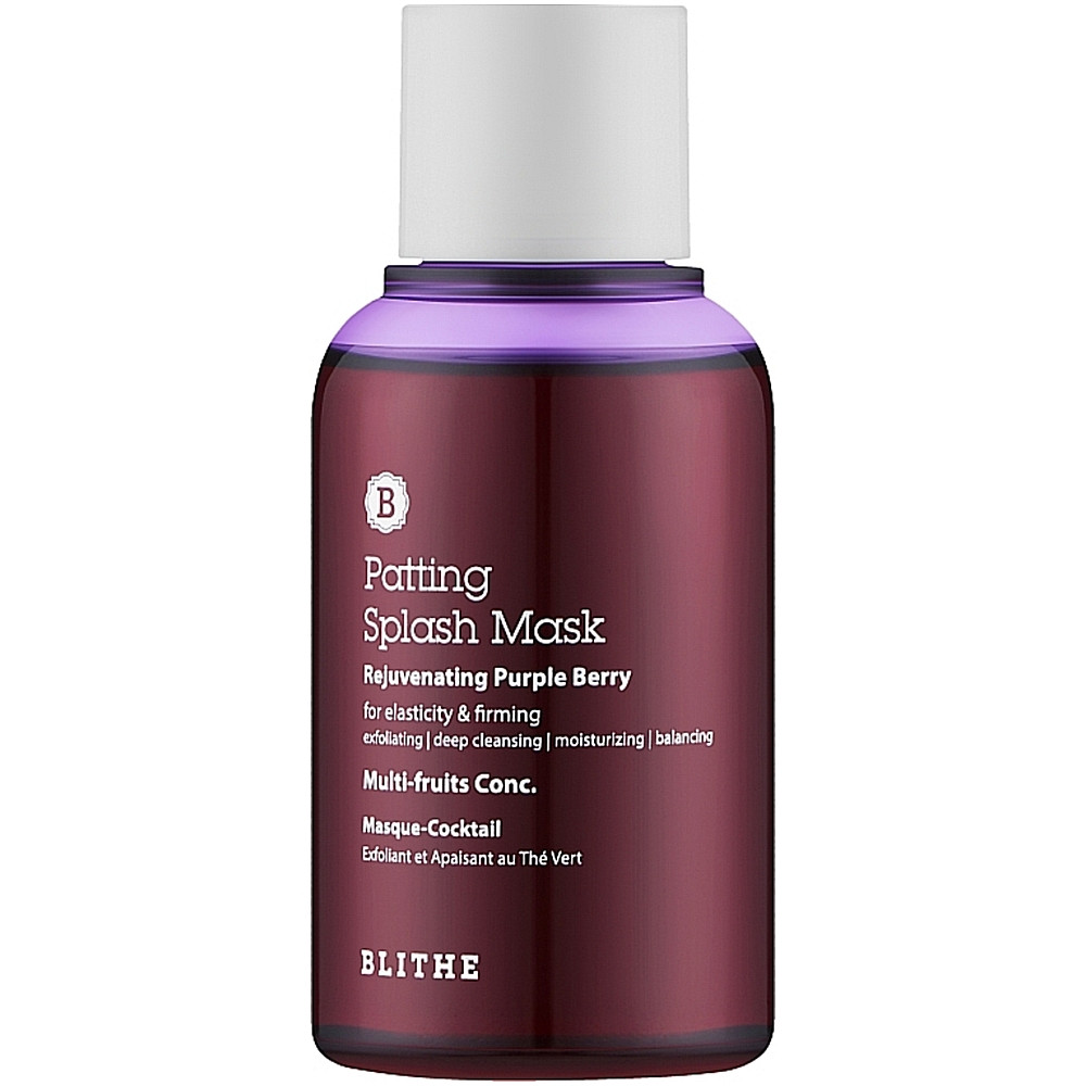 Сплэш-маска омолаживающая Blithe Patting Splash Mask Rejuvenating Purple Berry 150 мл (8809501660292)