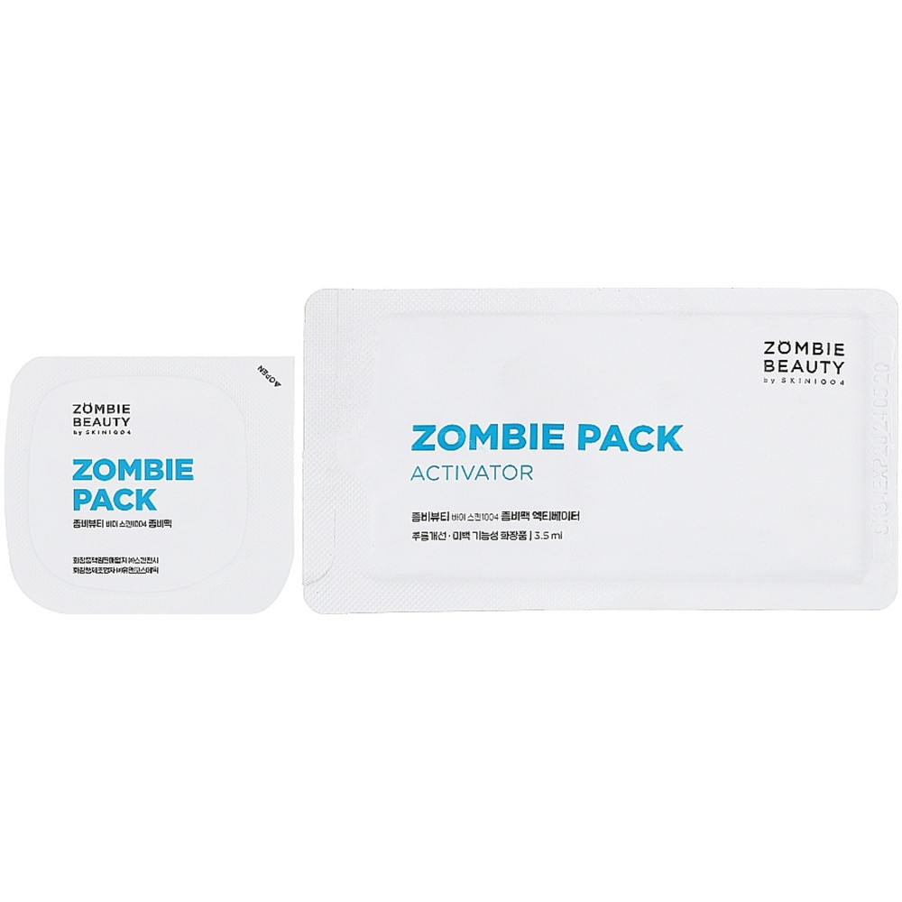 Антивозрастная лифтинг-маска для лица SKIN1004 Zombie Pack & Activator Kit 2g*8 шт+3,5g*8 шт (8809576260557)
