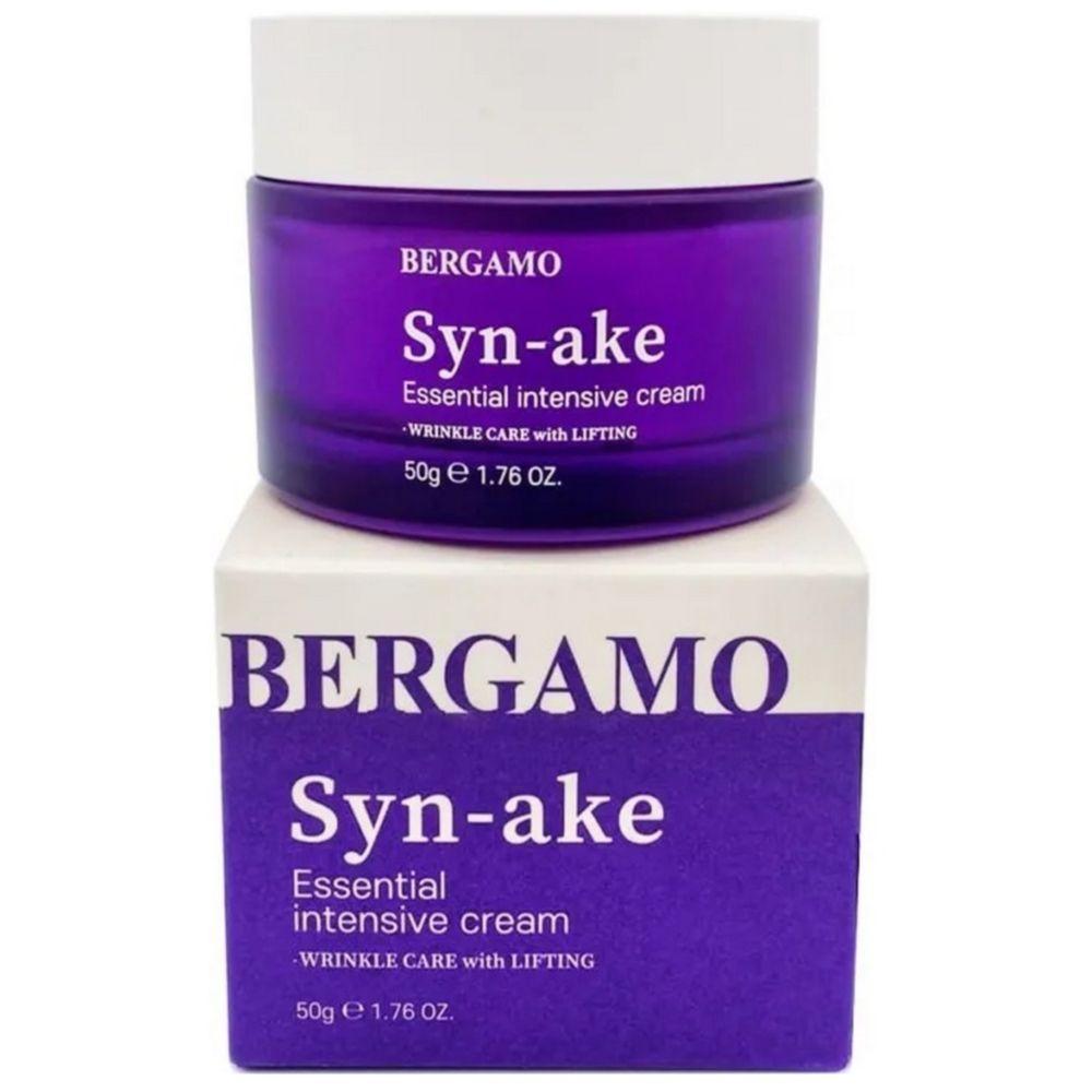 Крем для обличчя з зміїним пептидом Bergamo Syn-ake Essential Intensive Cream 50 г
