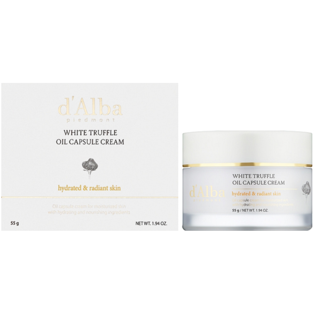 Зволожуючий капсульний крем D'Alba White Truffle Oil Capsule Cream 55 г (8809954942181)