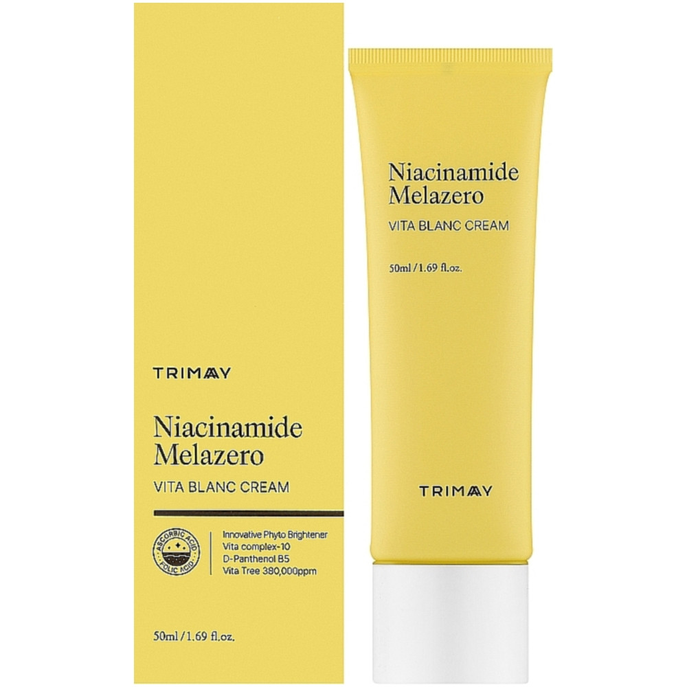 Витаминный крем для борьбы с пигментацией Trimay Niacinamide Melazero Vita Blanc Cream 50 мл (8809822540754)