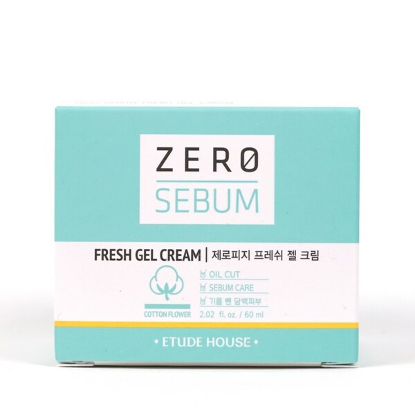 Матирующий крем-гель для жирной кожи лица Etude House Zero Sebum Fresh Gel Cream 10 мл (2020061225159)