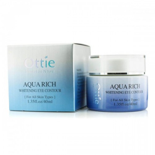 Відбілюючий крем для очей з талою водою Ottie Aqua Rich Whitening Eye Contour 40 мл (8809082732210)
