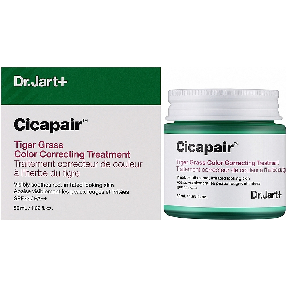 Корректирующий крем для лица Dr. Jart+ Cicapair Tiger Grass Color Correcting Treatment 50 мл (8809844991084)