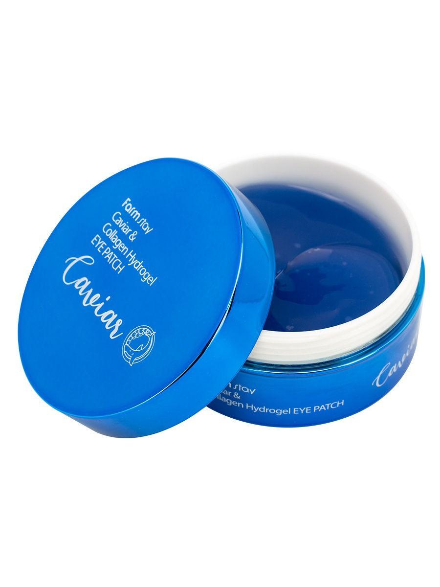 Гідрогелеві патчі під очі з колагеном і екстрактом ікри Farmstay Caviar & Collagen Hydrogel Eye Patch 60шт