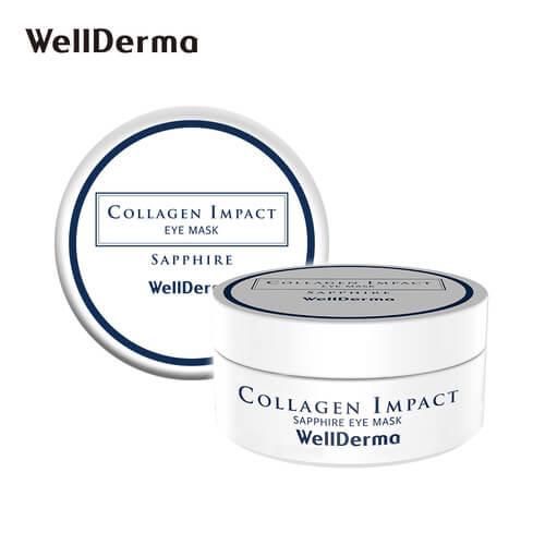 Сапфірові патчі для очей з морським колагеном Wellderma Collagen Impact Sapphire Eye Mask 60 шт