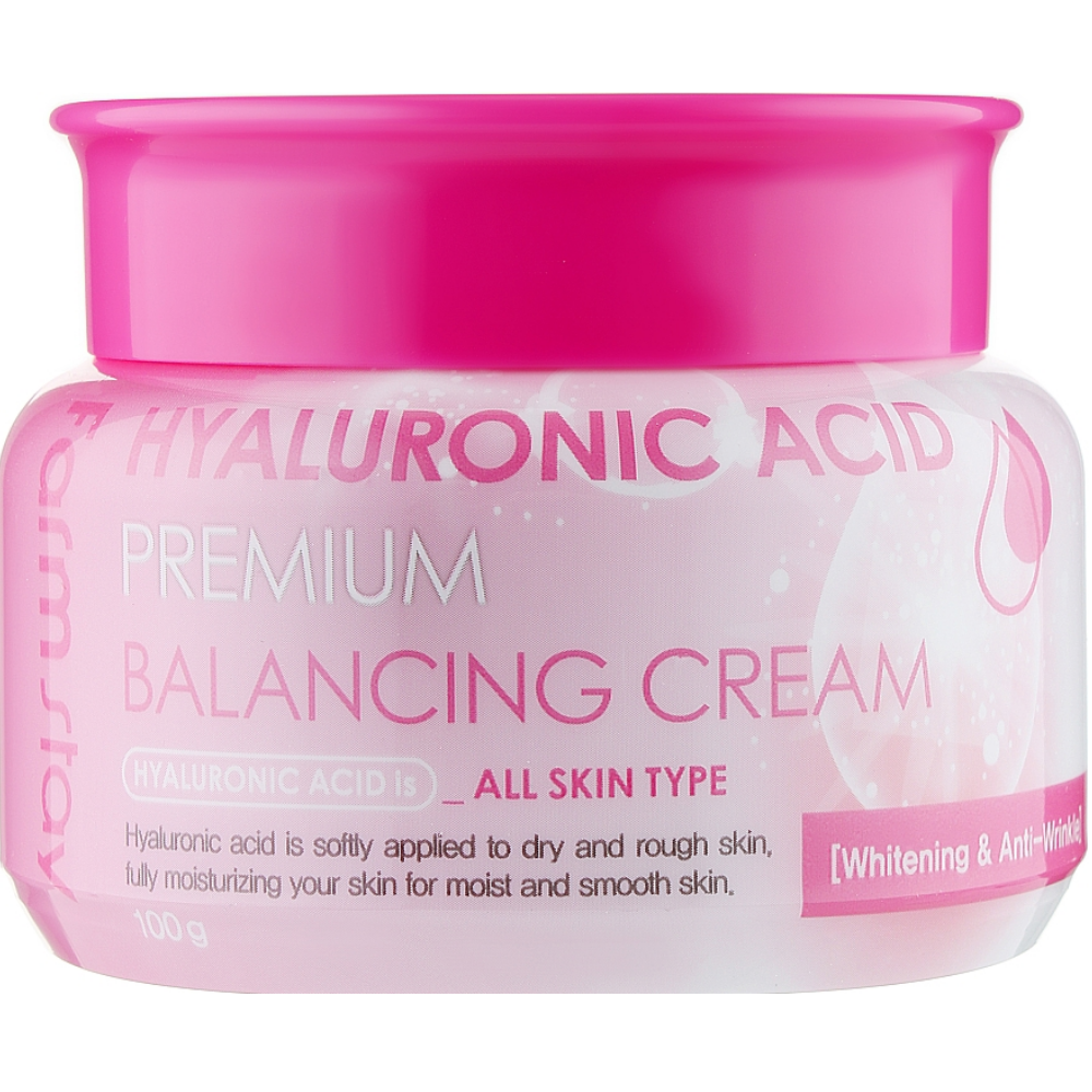 Антивозрастной крем для лица с гиалуроновой кислотой FarmStay Hyaluronic Acid Premium Balancing Cream 100 мл