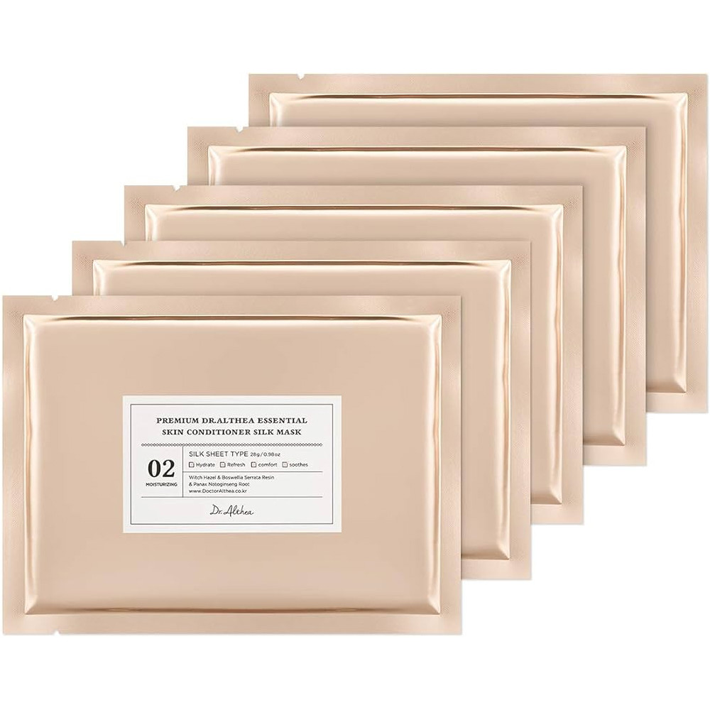 Набір зволожуючих тканинних масок Dr. Althea Essential Skin Conditioner Silk Mask 5x28г (8809447250229)