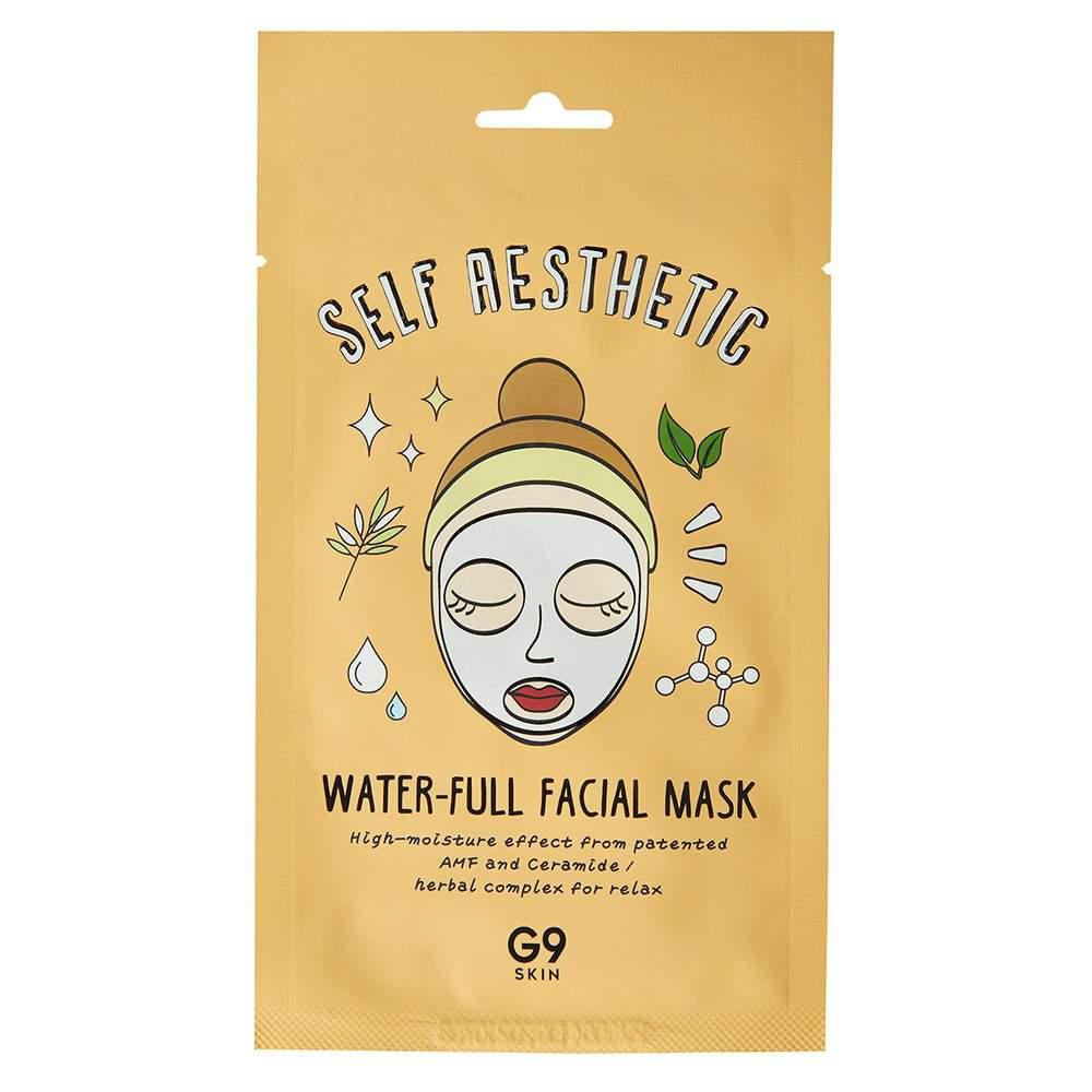 Набір зволожуючих масок G9SKIN Self Aesthetic Water-Full Facial Mask 23 мл*5 шт (8809211654581)