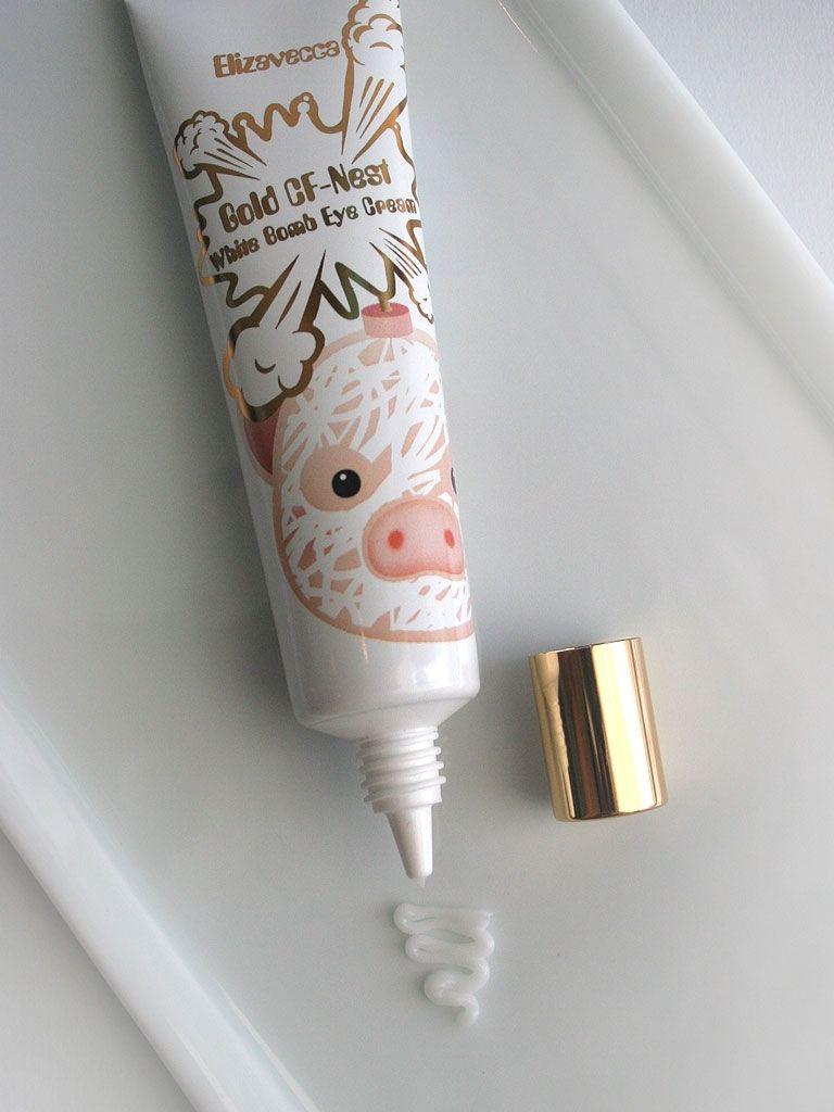 Осветляющий крем для век на основе ласточкиного гнезда Elizavecca Gold CF-Nest White Bomb Eye Cream 30 мл