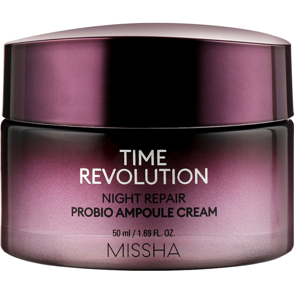 Ночной омолаживающий ампульный крем для лица Missha Time Revolution Night Repair Probio Ampoule Cream 50 мл