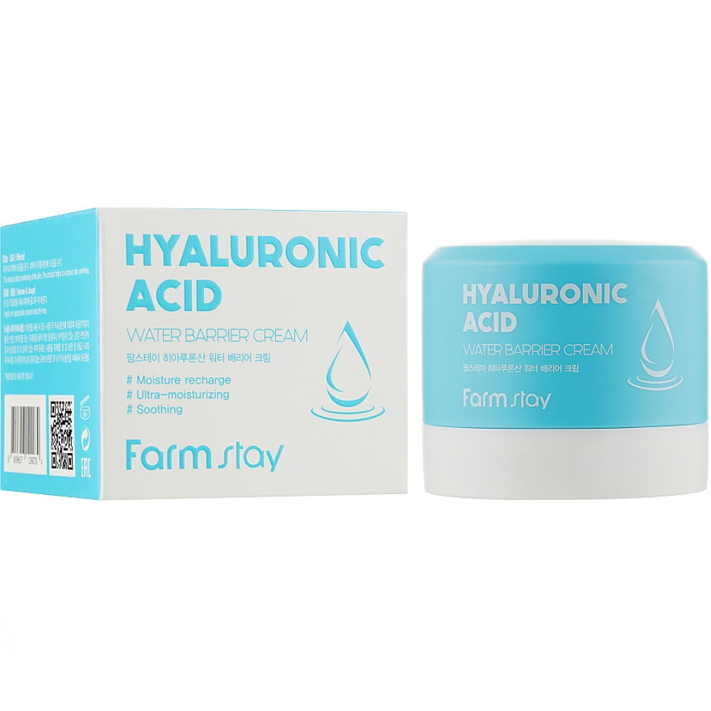 Крем для обличчя з гіалуроновою кислотою Farmstay Hyaluronic Acid Water Barrier Cream 80 мл