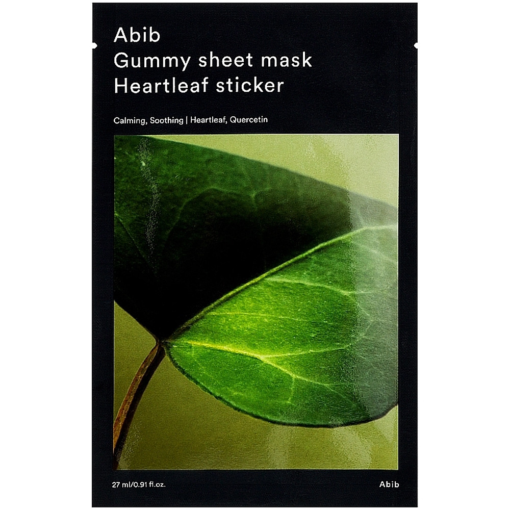 Увлажняющая маска для проблемной кожи Abib Gummy Sheet Mask Heartleaf Sticker 27 мл (8809750463729)