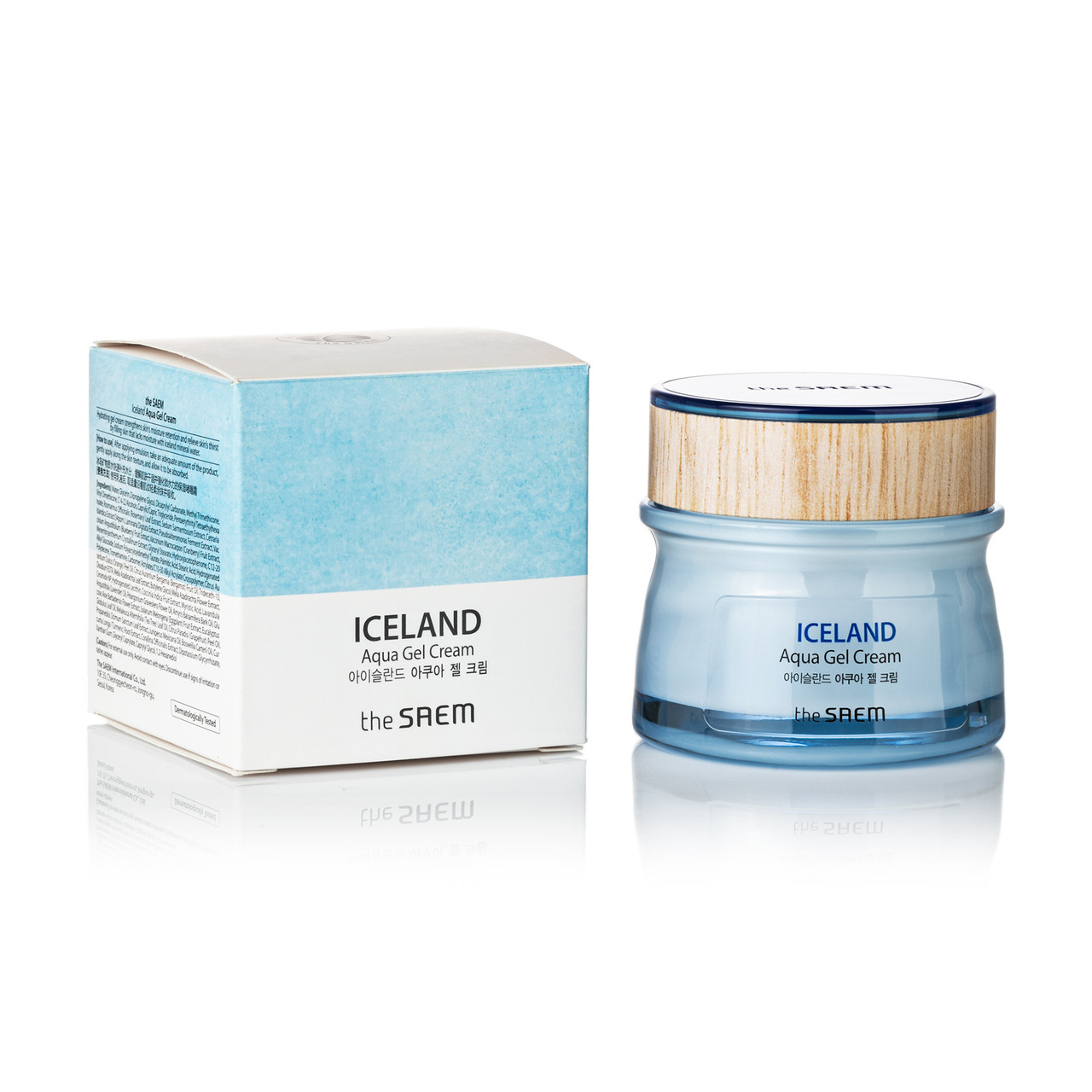 Зволожуючий крем-гель для обличчя The Saem Iceland Aqua Gel Cream 60 мл