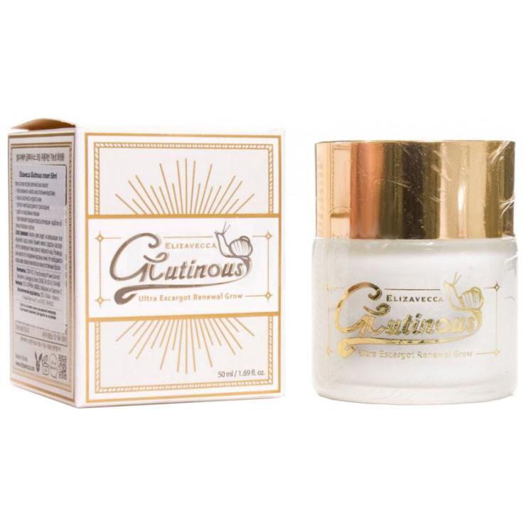 Крем для лица улиточный Elizavecca Glutinous Ultra Escargot Renewal Cream 50 мл (8809418750475)