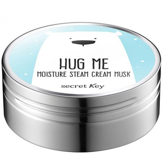 Увлажняющий паровой крем для лица с маслом арганы Secret Key Hug Me Moisture Steam Cream - Musk 80 мл