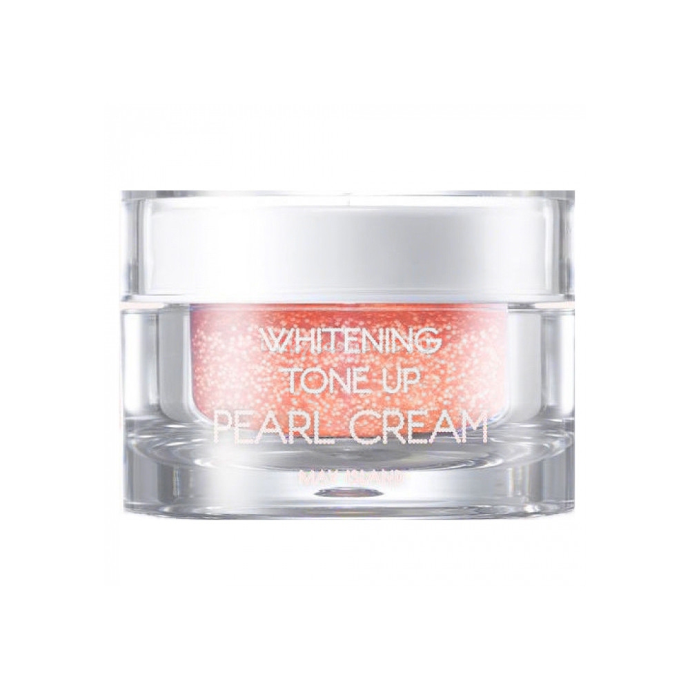Освітлюючий крем для обличчя з перловою пудрою May Island Whitening Tone Up Pearl Cream 50 мл