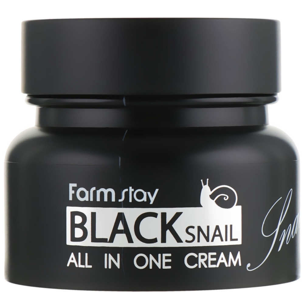 Відновлюючий крем з екстрактом чорного равлика FarmStay Black Snail All in One Cream 100 мл (8809469775106)