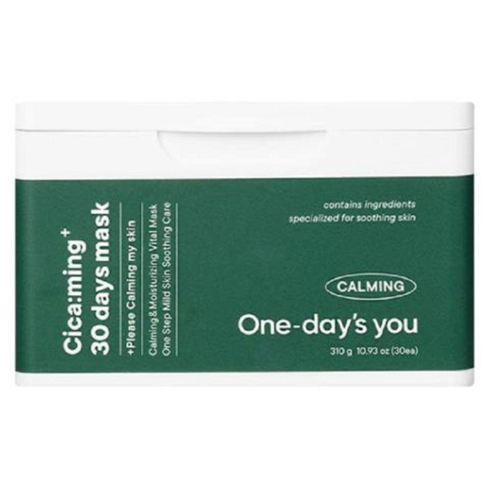 Набор масок для лица с центелой One-day’s You Cica:ming 30 Days Mask 30 шт