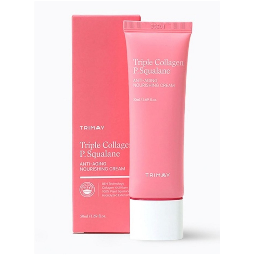 Поживний антивіковий крем Trimay Triple Collagen P. Squalane Anti-Aging Nourishing Cream 50 мл (8809822540761)